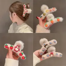 Korean Style Pearl Hairpins Set with Bear Clip — feature 9