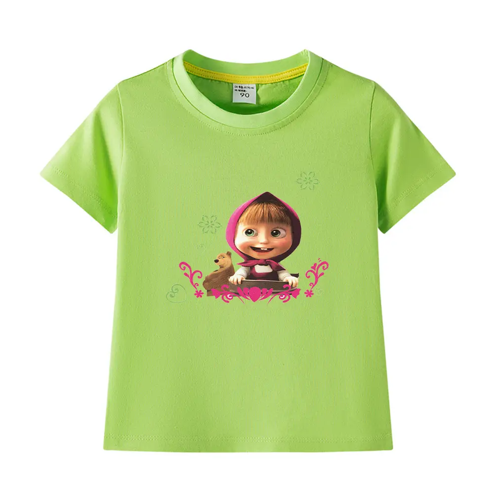 Blue Cartoon Kids T-Shirt Short Sleeve Cotton 2022 - Image 32