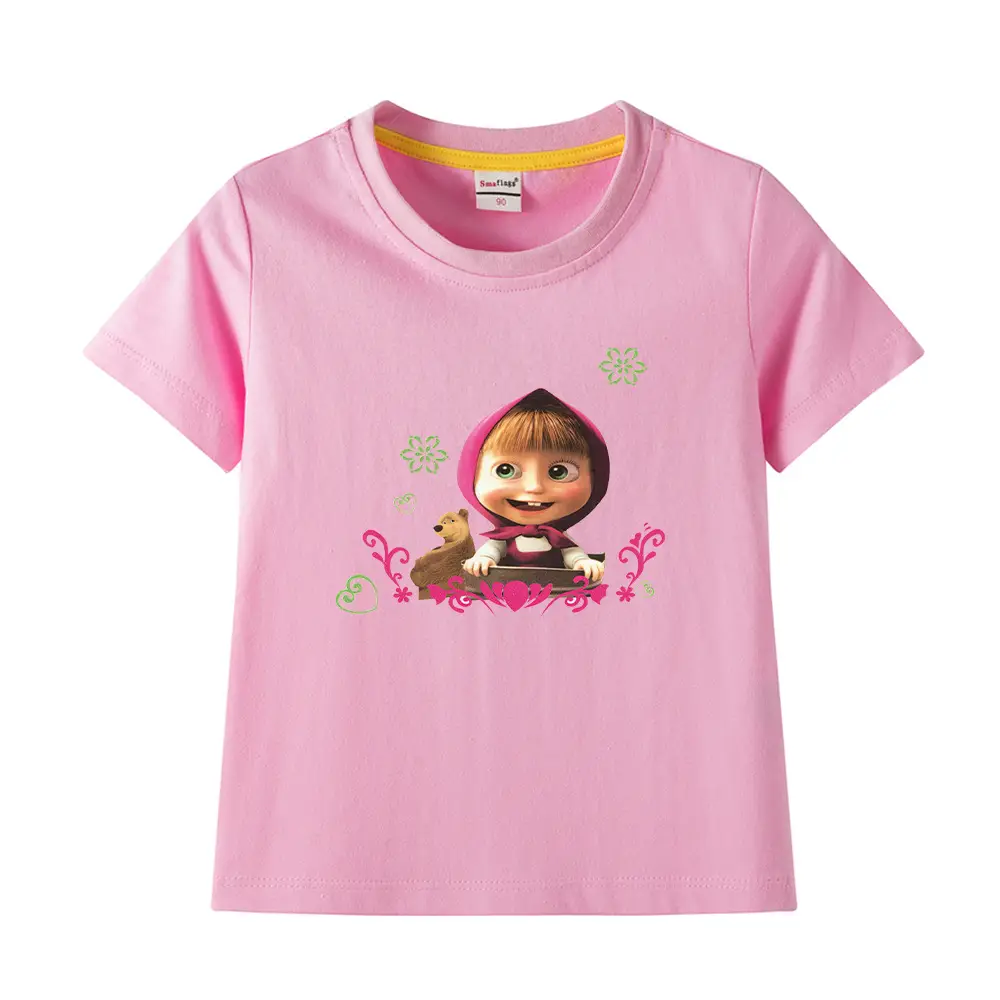 Blue Cartoon Kids T-Shirt Short Sleeve Cotton 2022 - Image 33