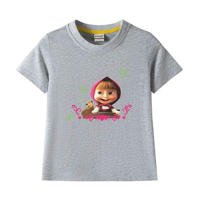 Blue Cartoon Kids T-Shirt Short Sleeve Cotton 2022 — feature 15
