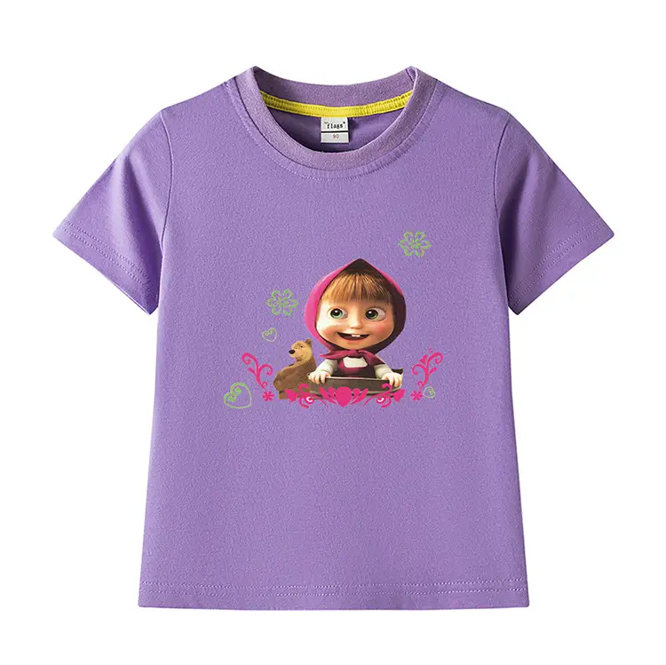 Blue Cartoon Kids T-Shirt Short Sleeve Cotton 2022 — feature 16
