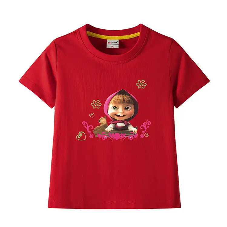 Blue Cartoon Kids T-Shirt Short Sleeve Cotton 2022 — feature 5