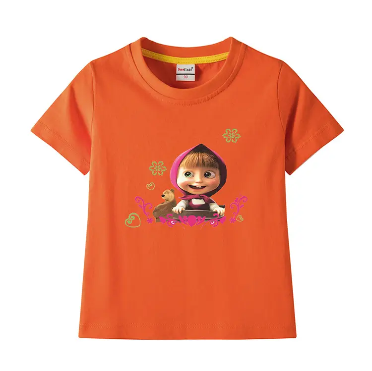 Blue Cartoon Kids T-Shirt Short Sleeve Cotton 2022 — feature 6