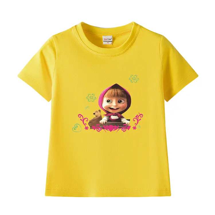 Blue Cartoon Kids T-Shirt Short Sleeve Cotton 2022 — feature 7