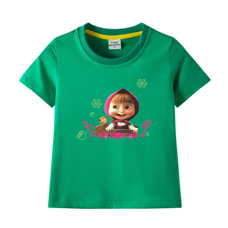 Blue Cartoon Kids T-Shirt Short Sleeve Cotton 2022 — feature 9