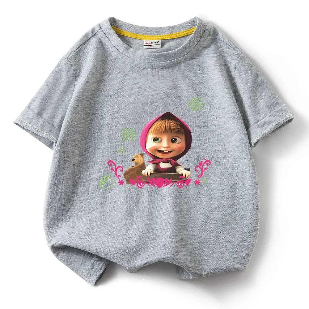 Blue Cartoon Kids T-Shirt Short Sleeve Cotton 2022 - Image 14