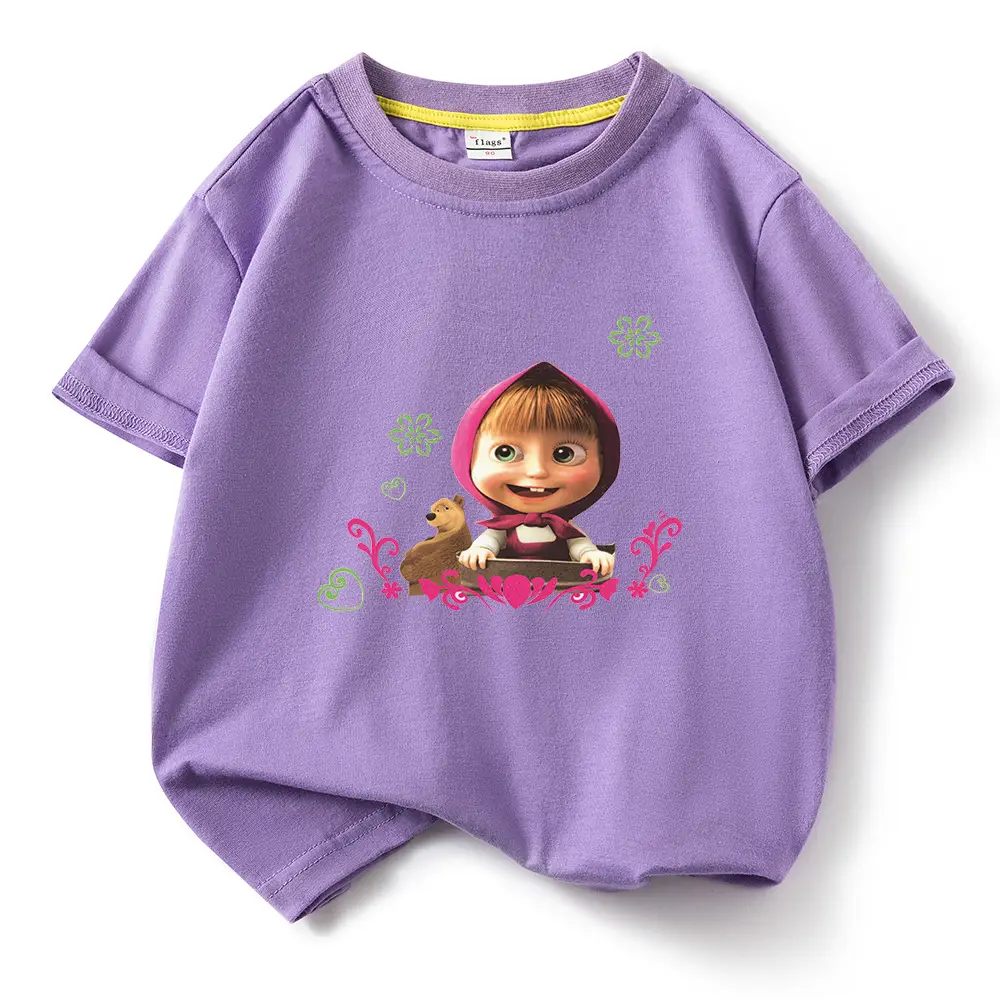 Blue Cartoon Kids T-Shirt Short Sleeve Cotton 2022 - Image 15