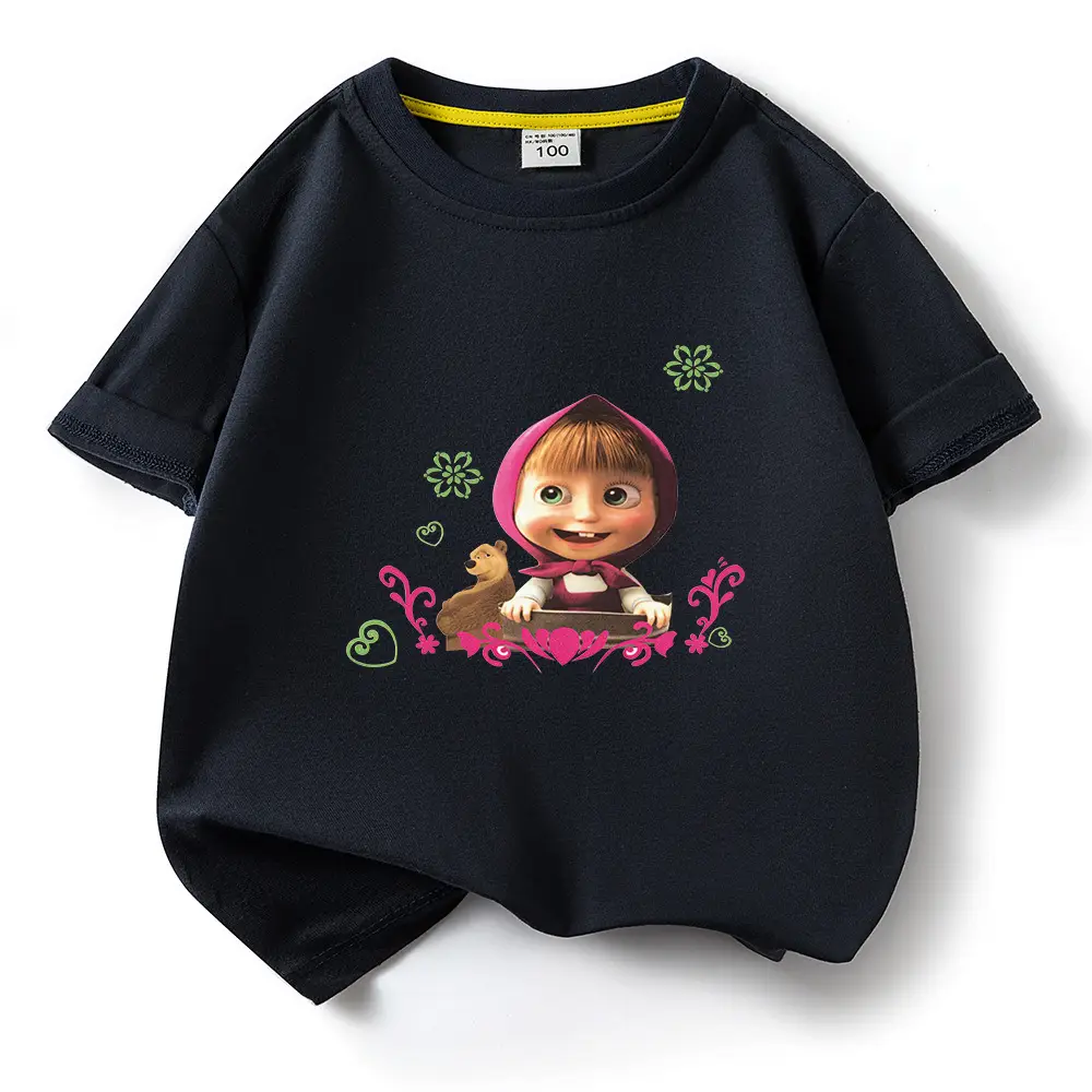 Blue Cartoon Kids T-Shirt Short Sleeve Cotton 2022 - Image 17