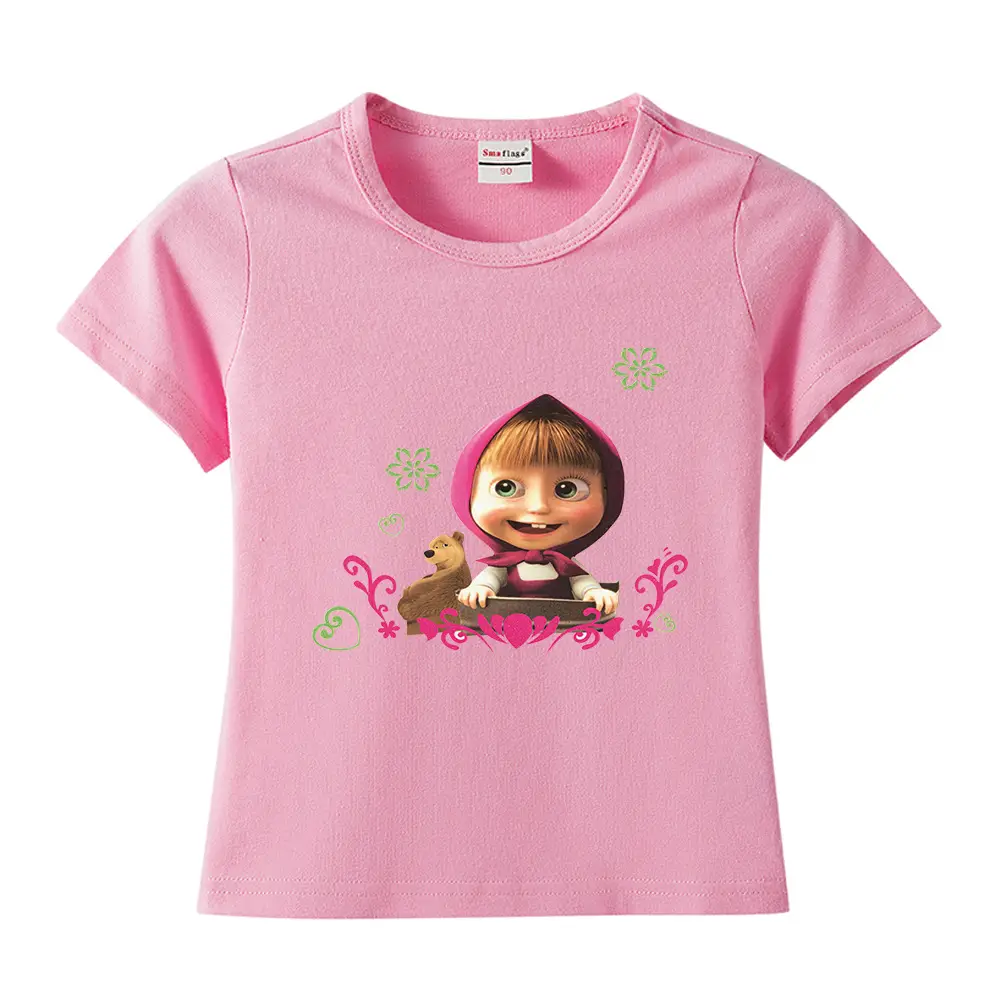 Blue Cartoon Kids T-Shirt Short Sleeve Cotton 2022 - Image 19