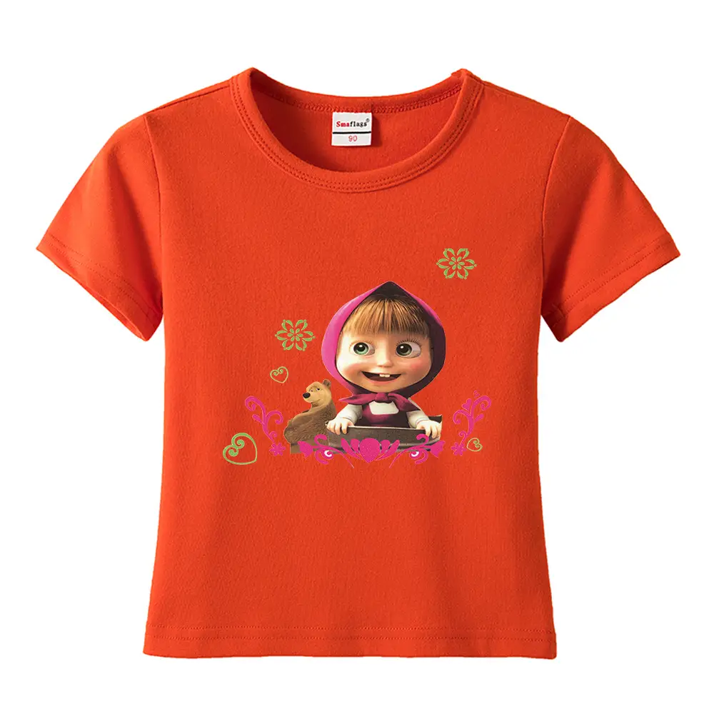 Blue Cartoon Kids T-Shirt Short Sleeve Cotton 2022 - Image 21