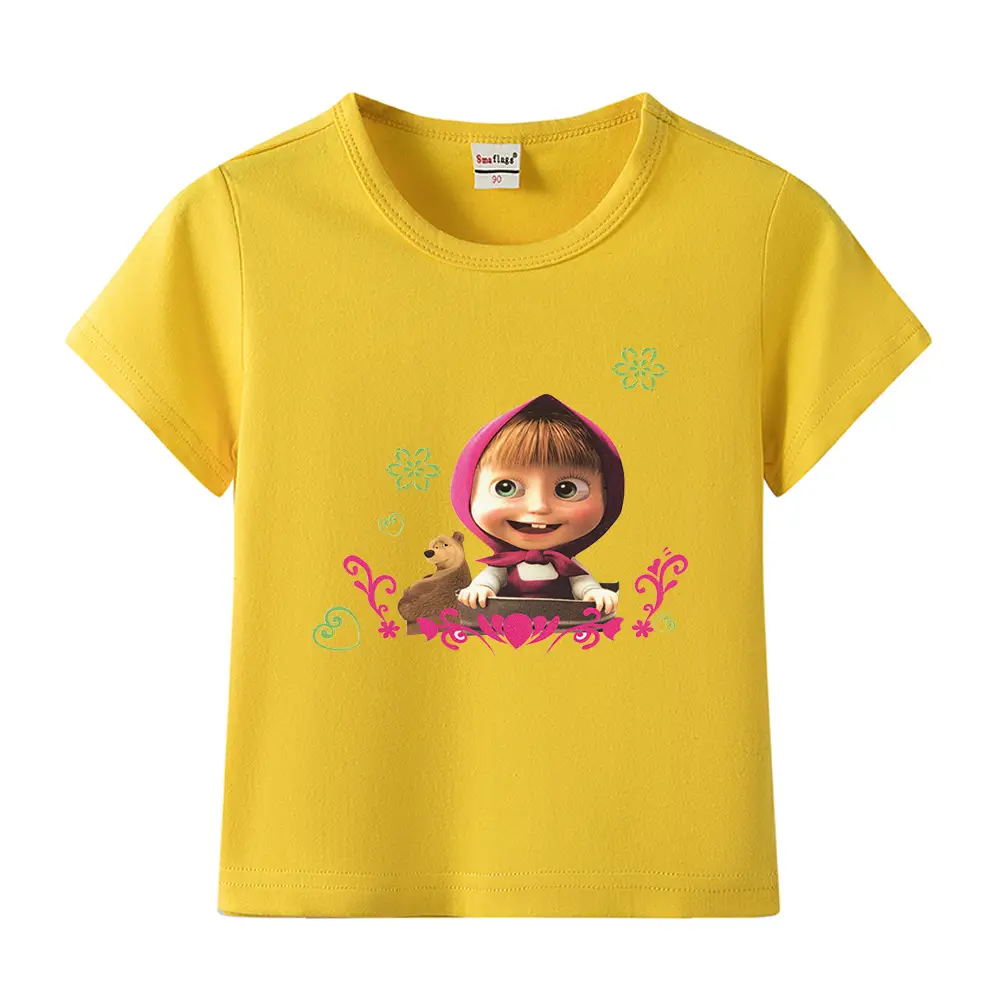 Blue Cartoon Kids T-Shirt Short Sleeve Cotton 2022 - Image 22