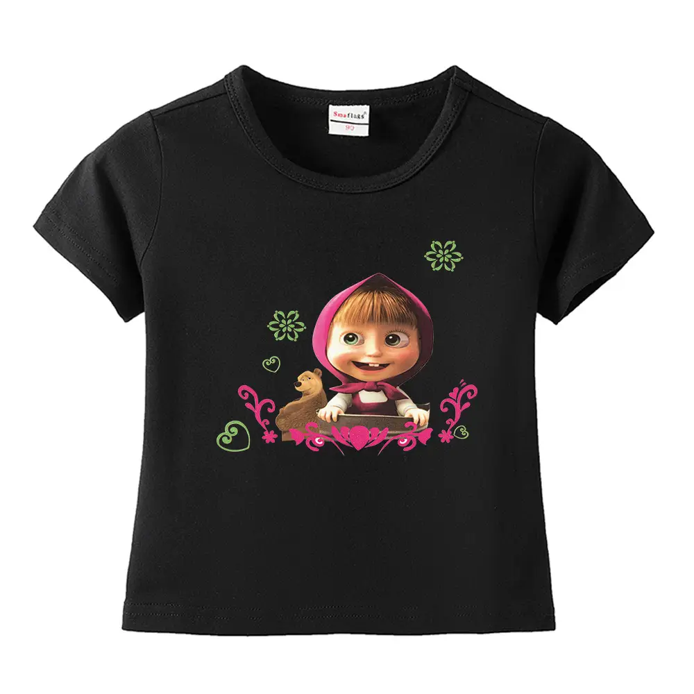 Blue Cartoon Kids T-Shirt Short Sleeve Cotton 2022 - Image 31