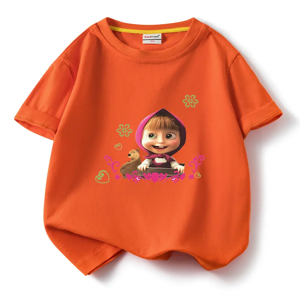 Blue Cartoon Kids T-Shirt Short Sleeve Cotton 2022 - Image 5