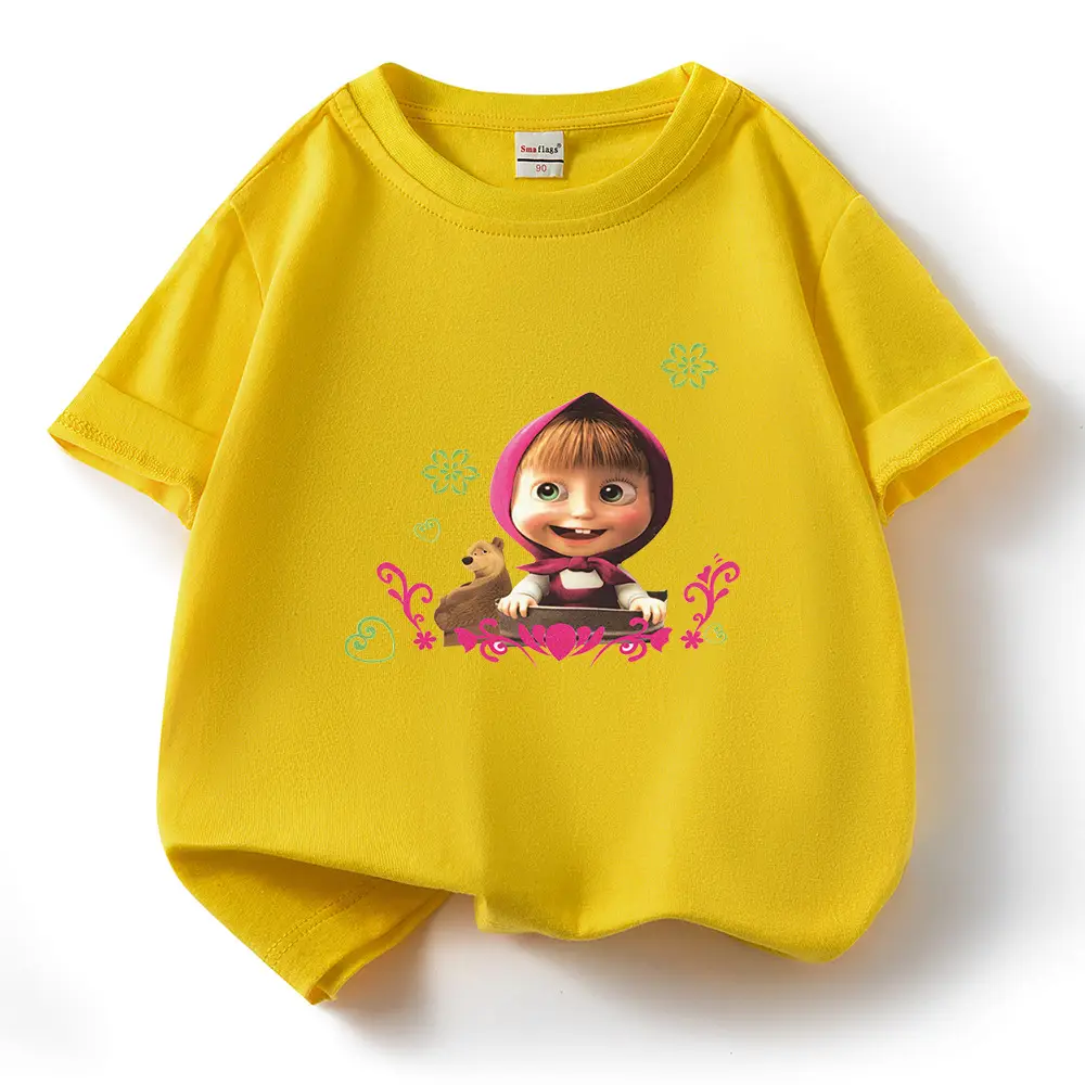 Blue Cartoon Kids T-Shirt Short Sleeve Cotton 2022 - Image 6