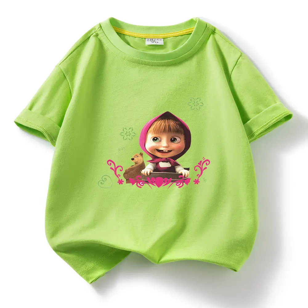 Blue Cartoon Kids T-Shirt Short Sleeve Cotton 2022 - Image 7