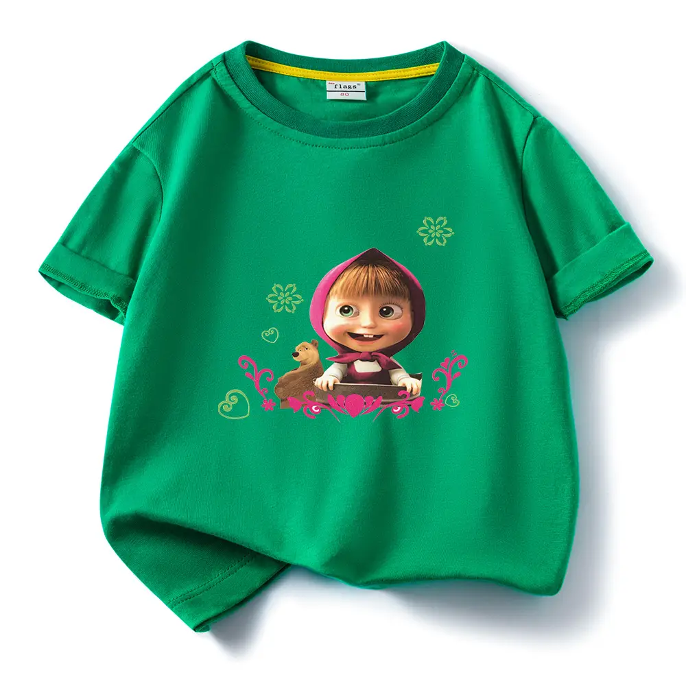 Blue Cartoon Kids T-Shirt Short Sleeve Cotton 2022 - Image 8
