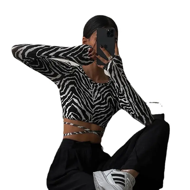 Casual Crop Top with Backless Design for Women