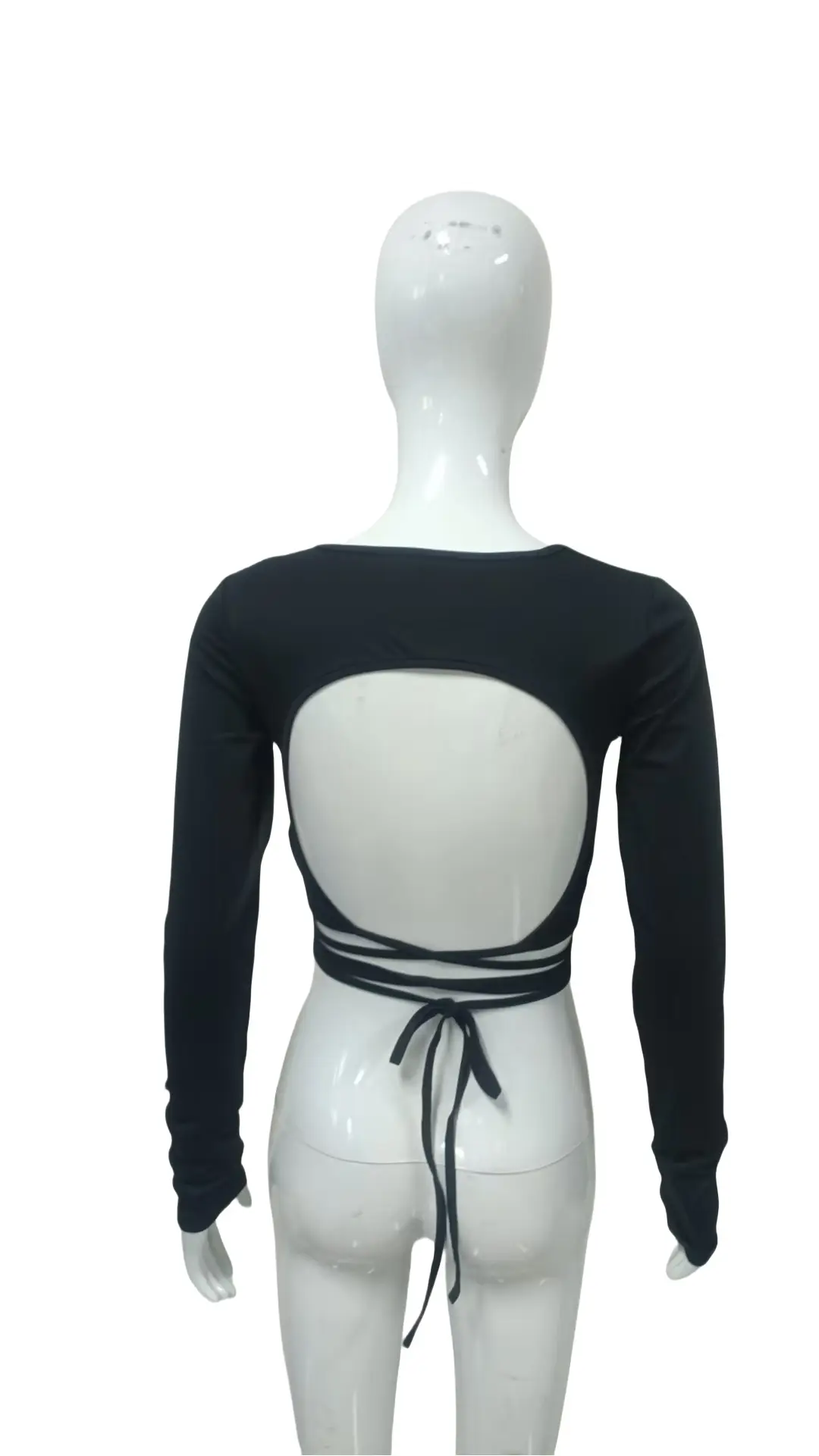 Casual Crop Top with Backless Design for Women — feature 8