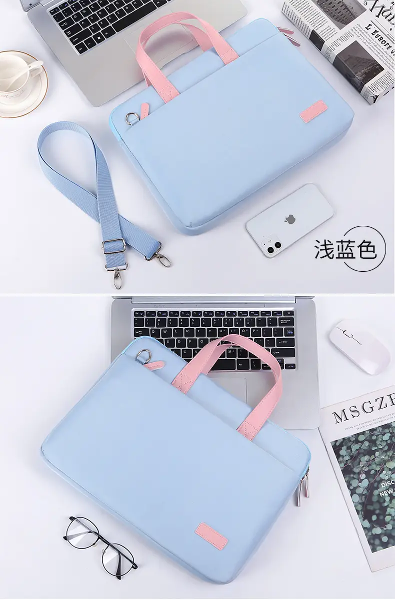 Blue Airbag Computer Bag for Women 14" Laptop — feature 26