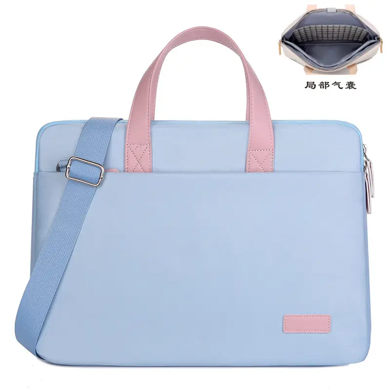 Blue Airbag Computer Bag for Women 14" Laptop
