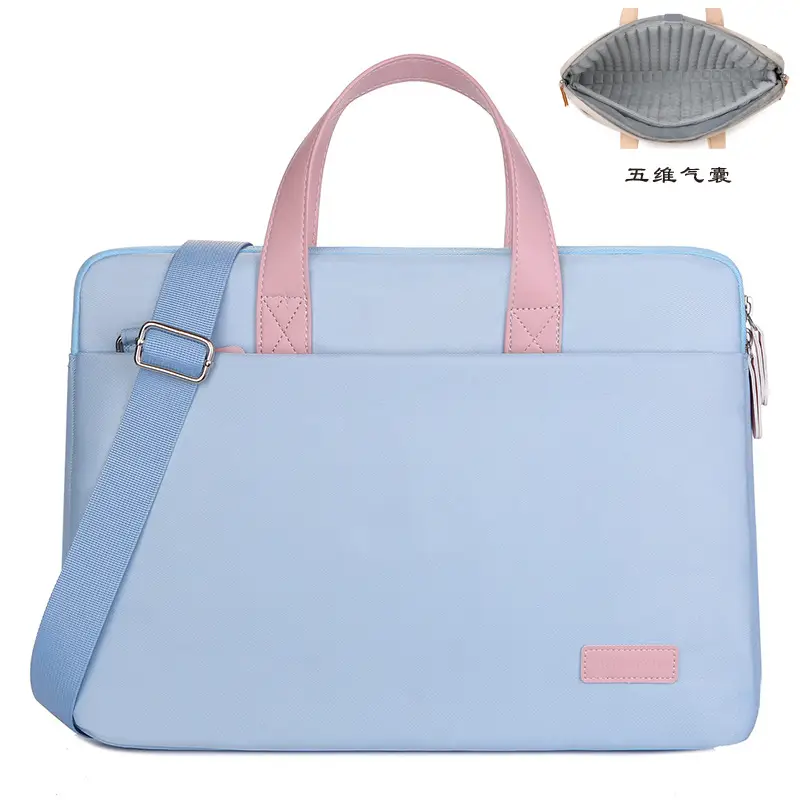 Blue Airbag Computer Bag for Women 14" Laptop