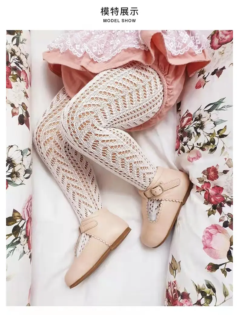 Baby Lace Bow Pantyhose One Year Old — feature 32