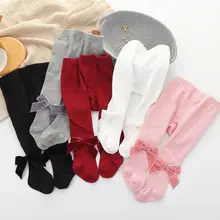Baby Lace Bow Pantyhose One Year Old — feature 39