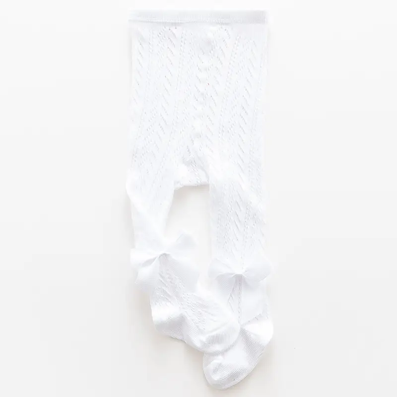 Baby Lace Bow Pantyhose One Year Old - Image 6
