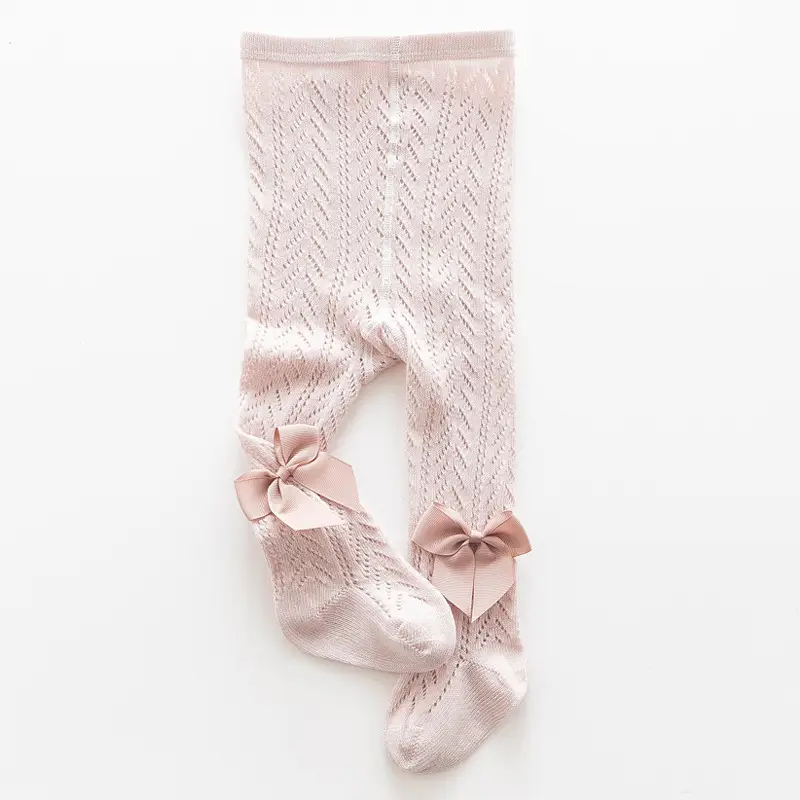 Baby Lace Bow Pantyhose One Year Old - Image 8
