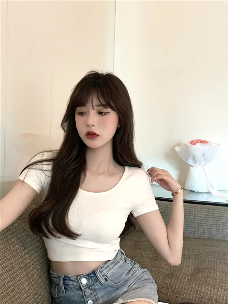 Women Black Crop Top Short Sleeve 2025 — feature 8