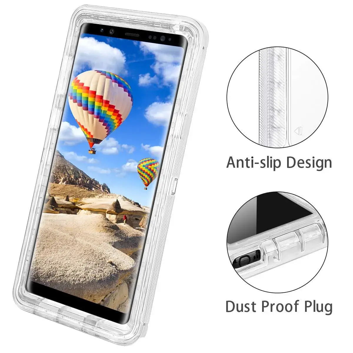 Samsung Note 9 Transparent Drop Proof Case Multi Color - Image 10