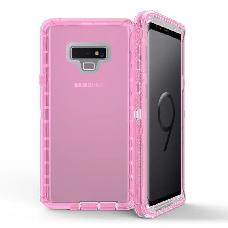 Samsung Note 9 Transparent Drop Proof Case Multi Color - Image 3