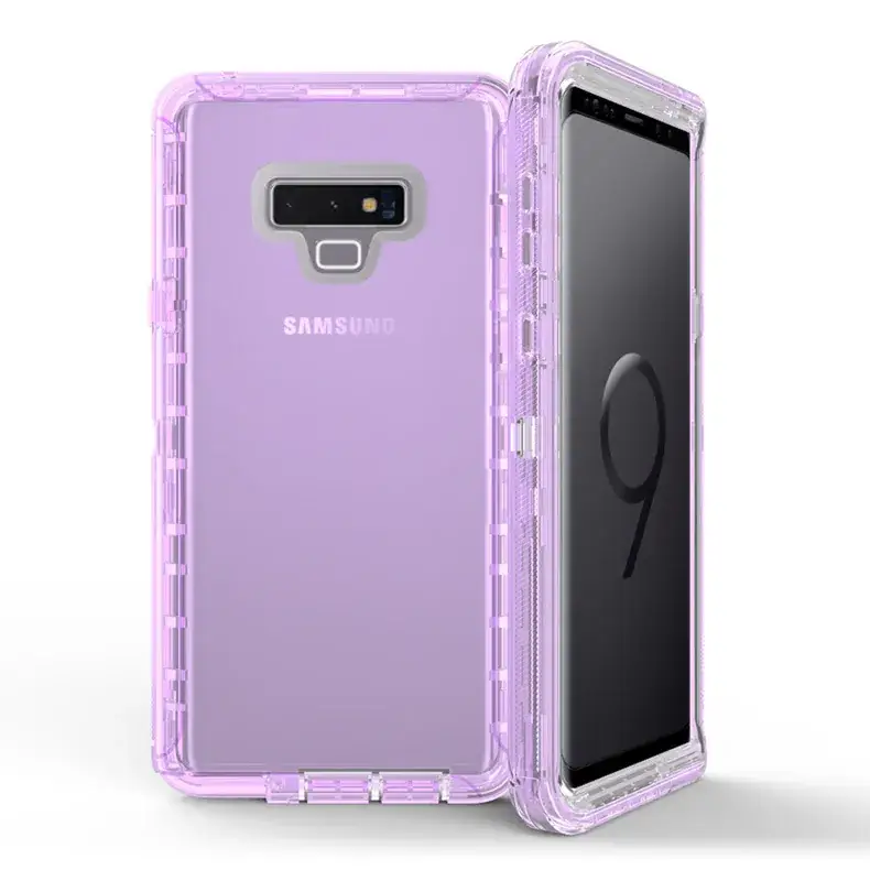 Samsung Note 9 Transparent Drop Proof Case Multi Color - Image 4