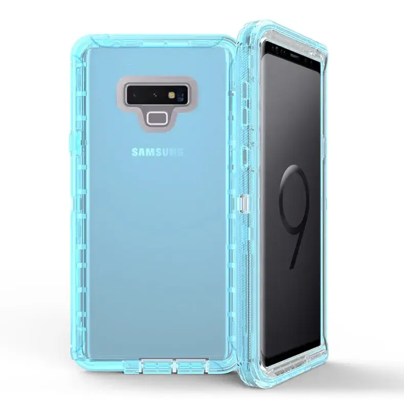 Samsung Note 9 Transparent Drop Proof Case Multi Color - Image 5