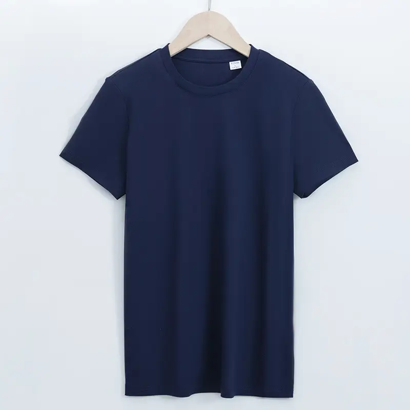 2026 High-End 190g High-Count Double-Sided Liquid Ammonia Mercerized Cotton T-Shirt for Women, Summer Short-Sleeved Pure Cotton Versatile White Round-Neck T-Shirt
