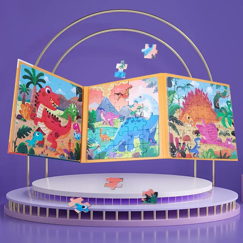 Magnetic Puzzle Set for Kids 1-5 Levels 37+ Pieces - Image 13