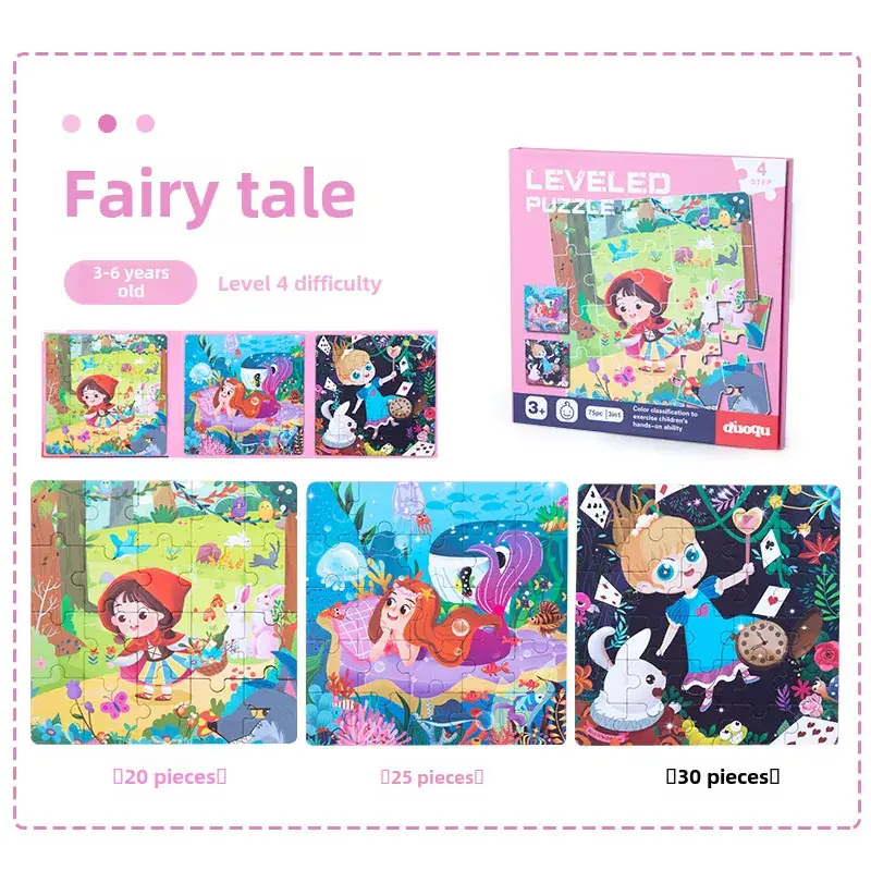Magnetic Puzzle Set for Kids 1-5 Levels 37+ Pieces - Image 7