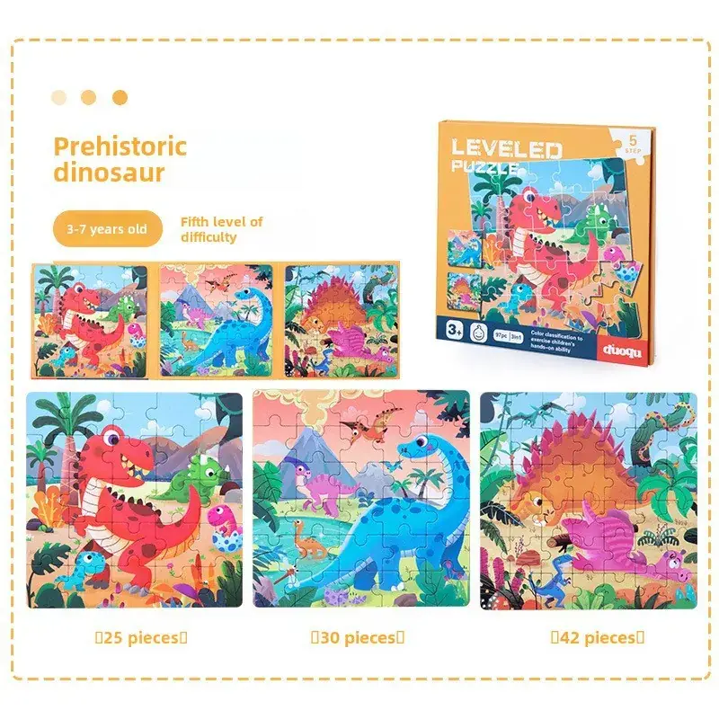 Magnetic Puzzle Set for Kids 1-5 Levels 37+ Pieces - Image 9