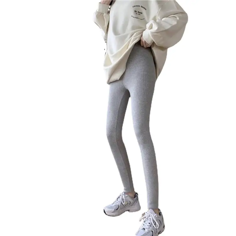 Women Fleece-Lined High-Waisted Leggings Winter Warm Slimming - Image 14