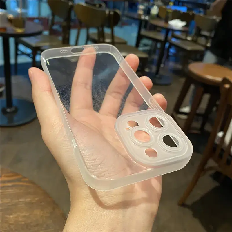 Apple iPhone 15 Pro Max Transparent Anti-Fall Case - Image 4
