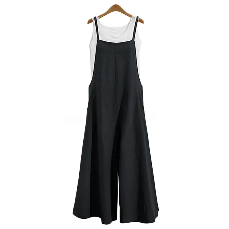 Women's Wide Leg Jumpsuit Loose Fit Casual Summer - Image 2
