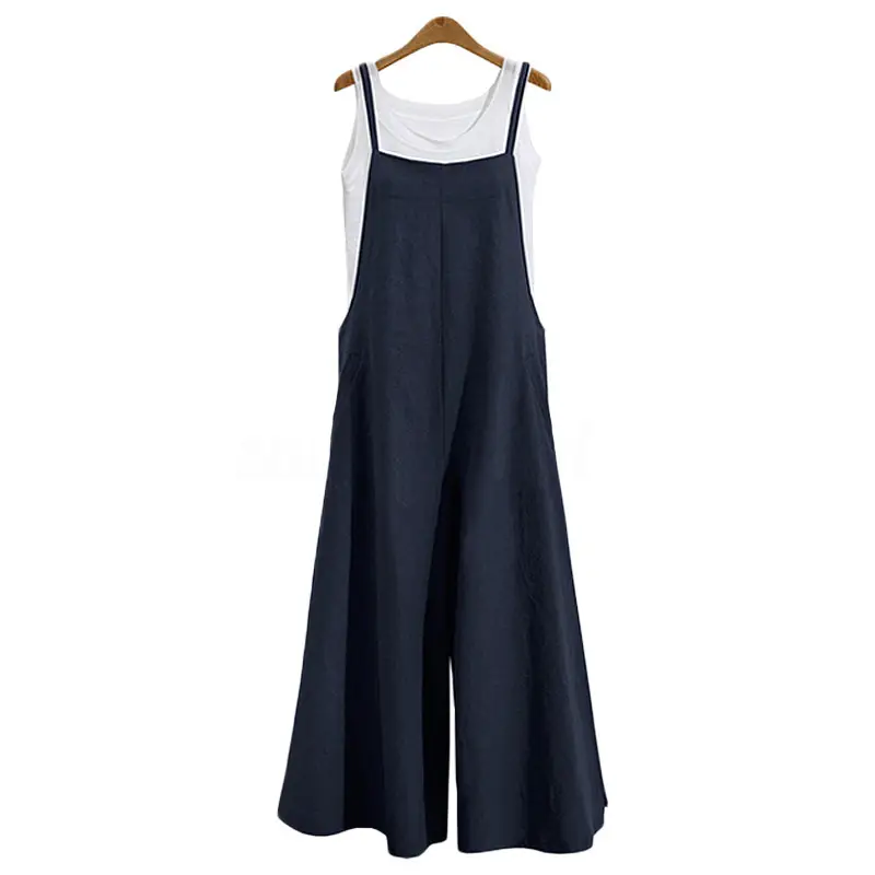 Women's Wide Leg Jumpsuit Loose Fit Casual Summer - Image 4