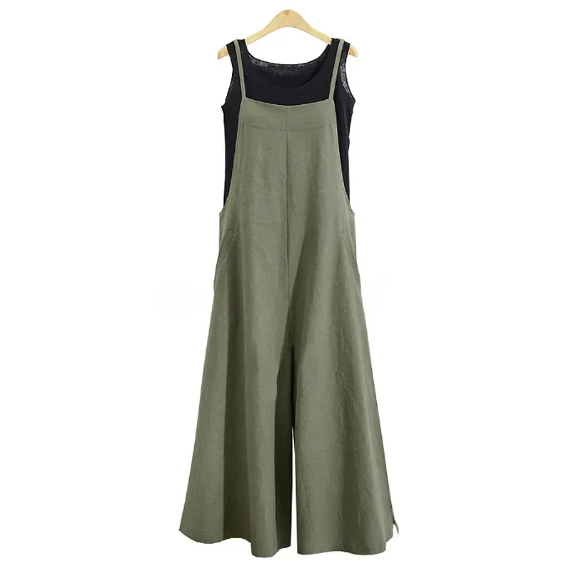 Women's Wide Leg Jumpsuit Loose Fit Casual Summer — feature 4