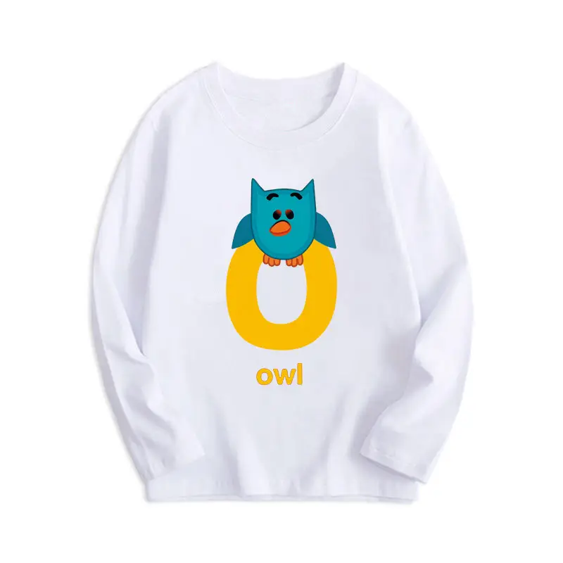 Boys Long Sleeve Cartoon T-Shirt Black Spring Autumn - Image 7