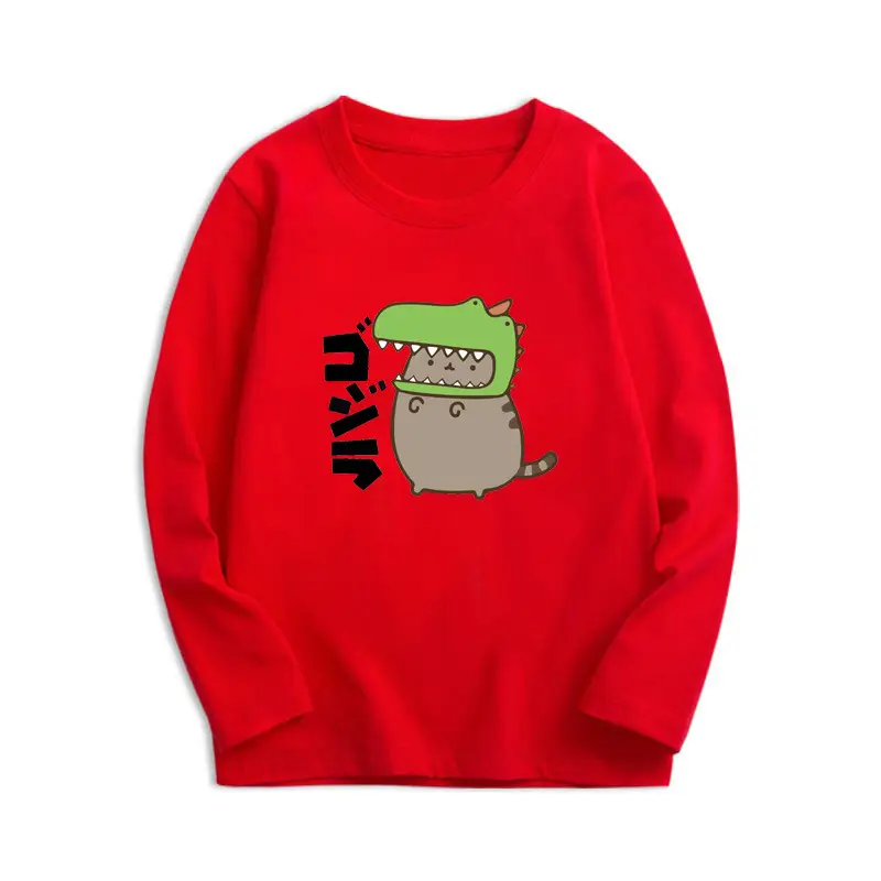 Boys Long Sleeve Cartoon T-Shirt Black Spring Autumn - Image 16