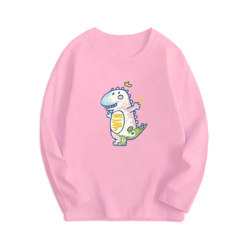 Boys Long Sleeve Cartoon T-Shirt Black Spring Autumn - Image 2