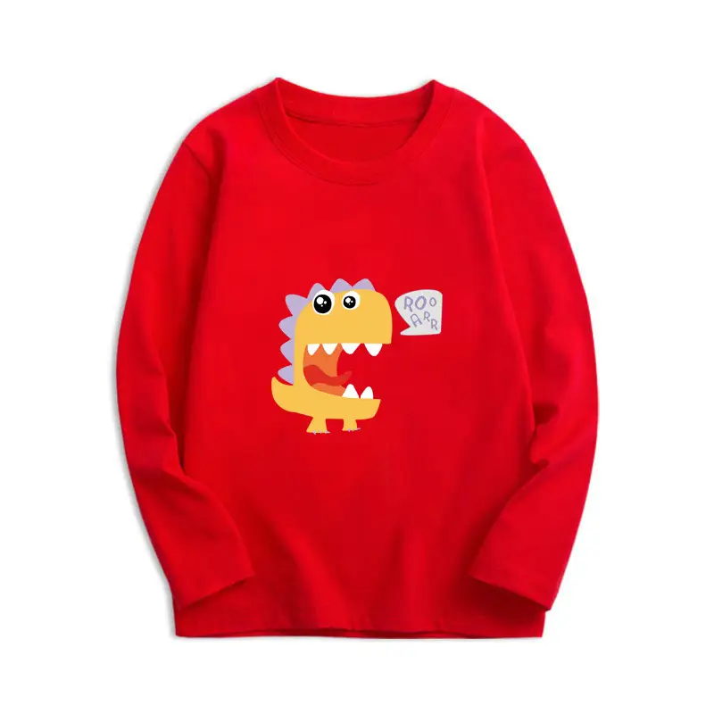 Boys Long Sleeve Cartoon T-Shirt Black Spring Autumn - Image 22