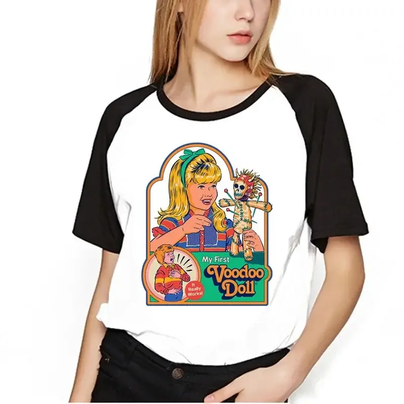 Women Red T-Shirt with "SEWING" Graphic - Image 35