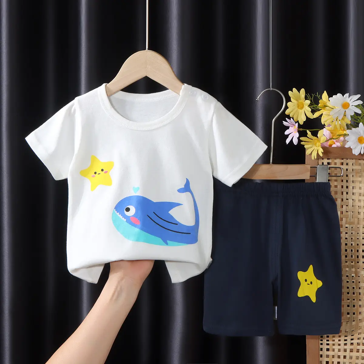 New Summer Boys Cotton Shorts Set with T-Shirt - Image 11