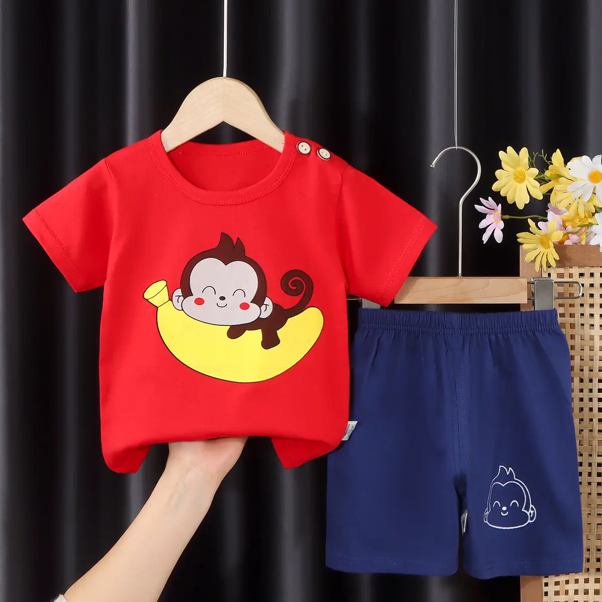 New Summer Boys Cotton Shorts Set with T-Shirt - Image 18